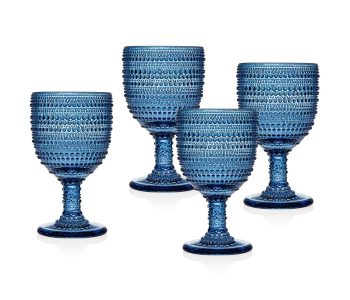 Conjunto 4 cálices azuis 1